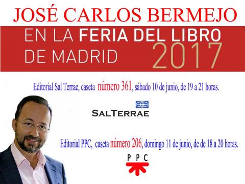 Bermejo en la Feria del Libro con Sal Terrae y  PPC