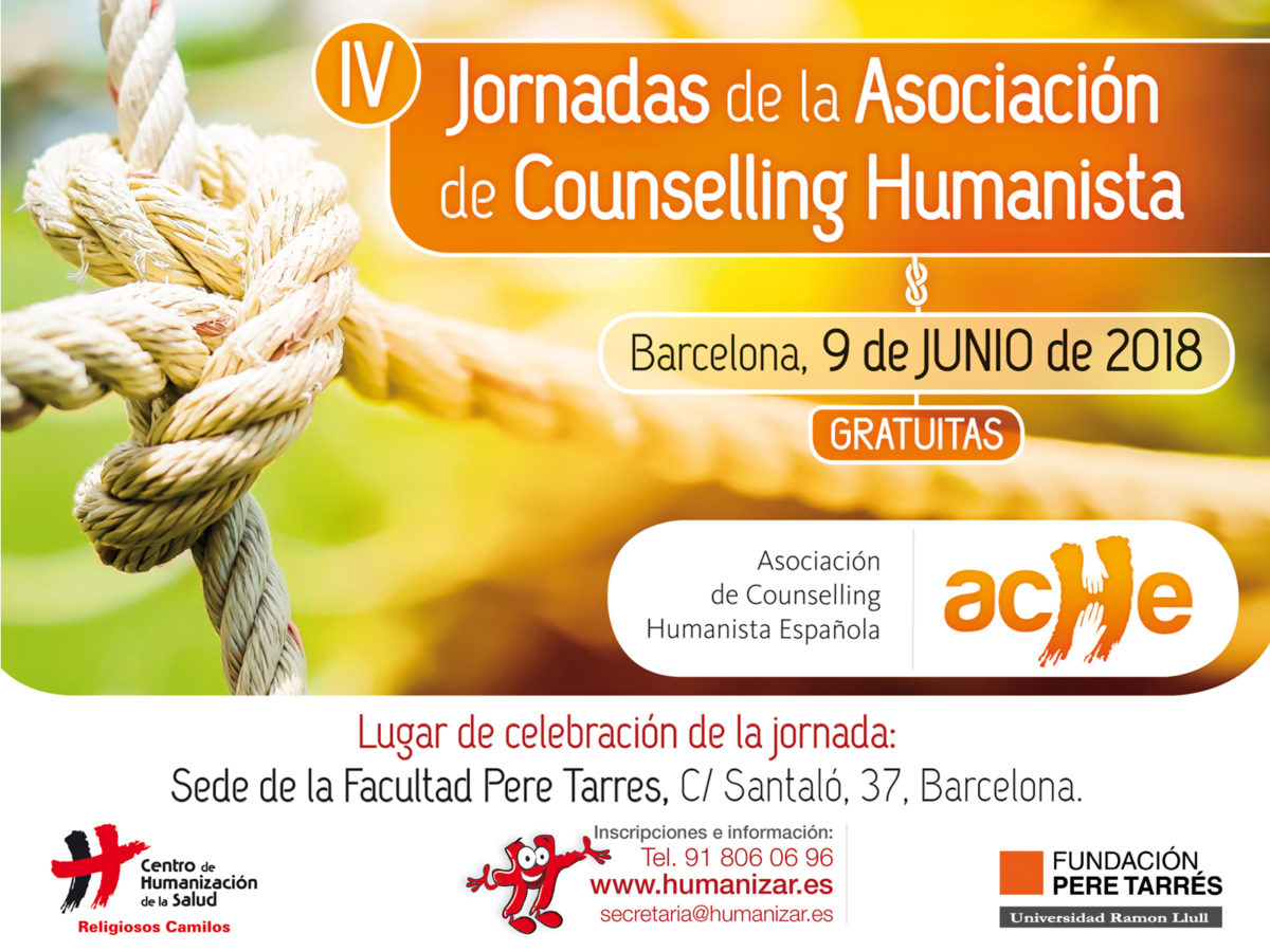 Será el tema que José Carlos Bermejo afrontará en las IV Jornadas de la Asociación de counselling humanista (ACHE)