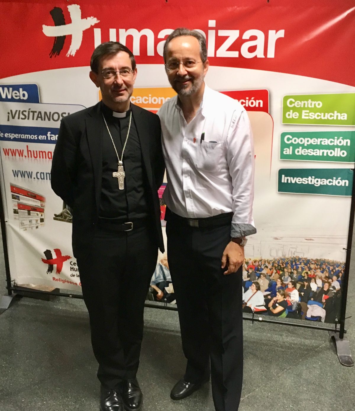 Mons. José Cobo y José Carlos Bermejo