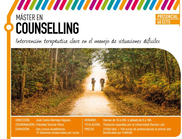 Máster de Counselling curso 2020-2021