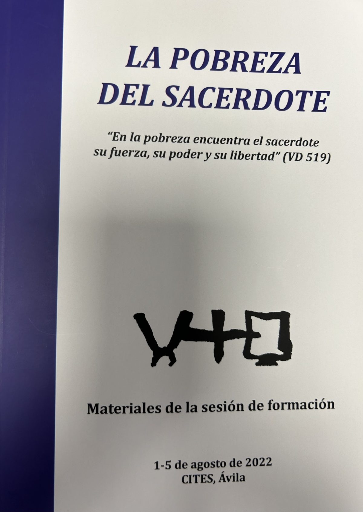 Capítulo sobre «la pobreza del sacerdote».