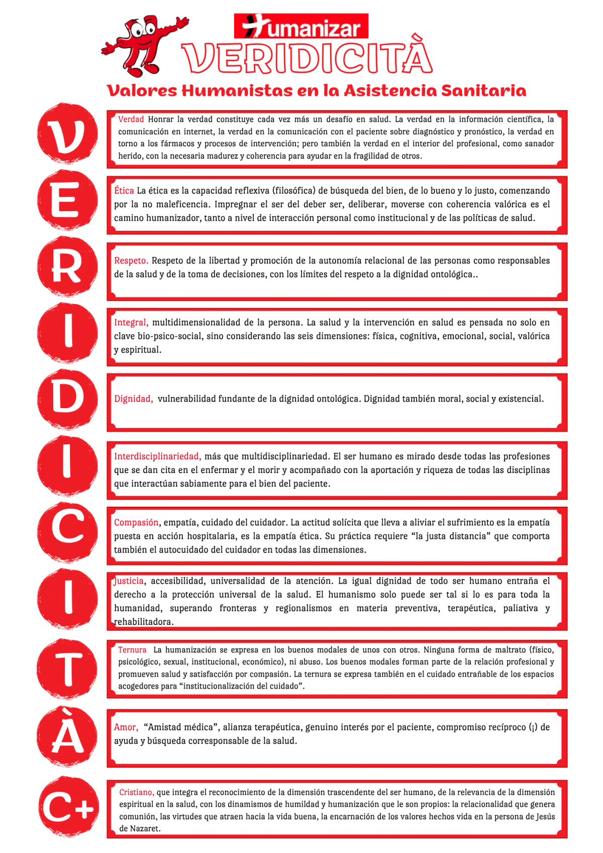Valores HUMANIZAR
