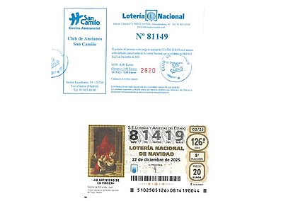 No jugamos el 81149 sino el 81419 en el sorteo de Navidad