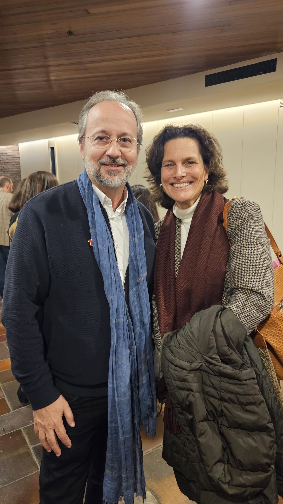 Secretaria General Cáritas Española con José Carlos Bermejo