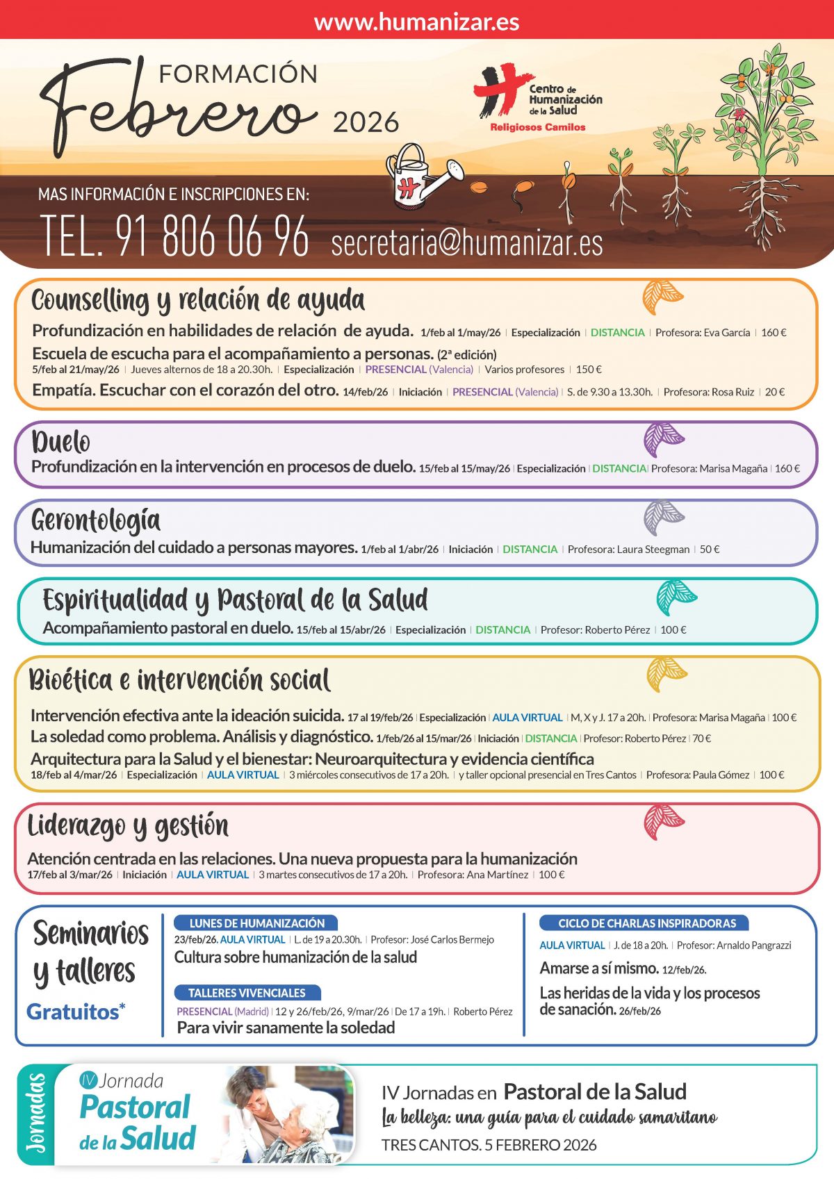 Formación en San Camilo