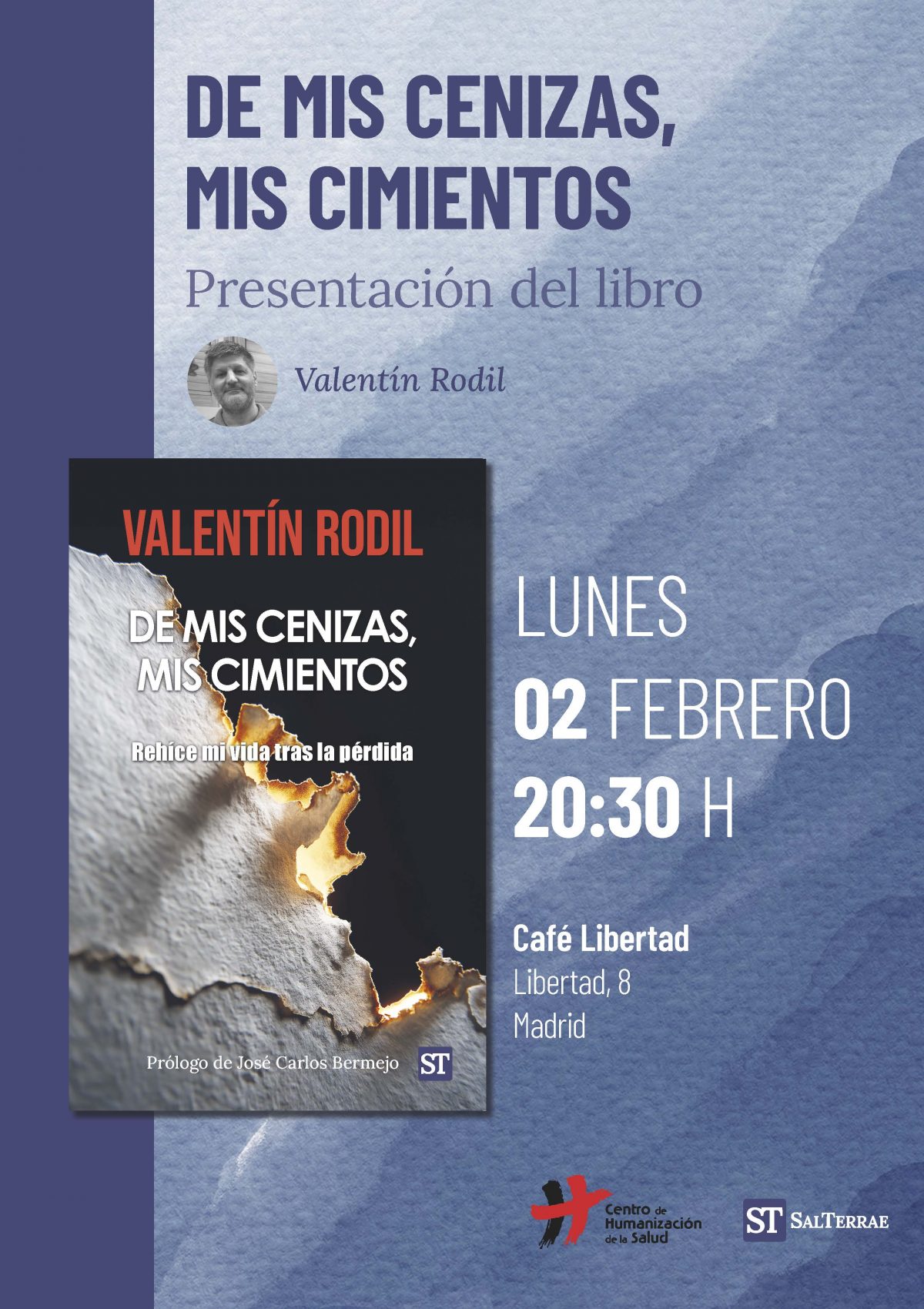 Valentín Rodil presenta libro