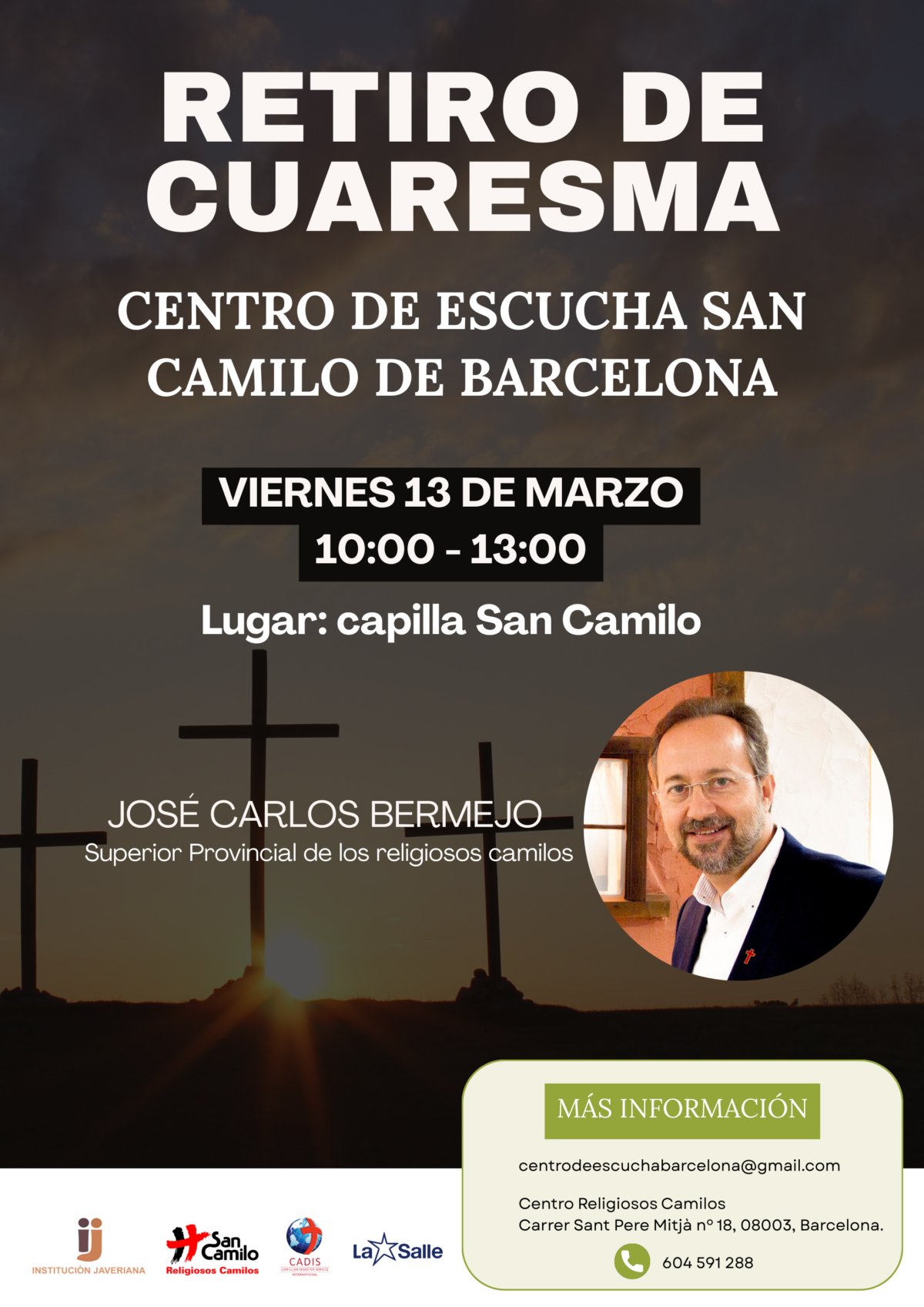 13 marzo: Retiro Barcelona