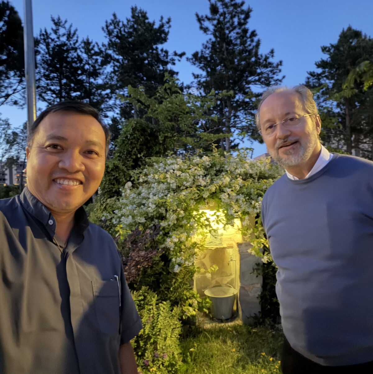 Con John Toai en Tres Cantos