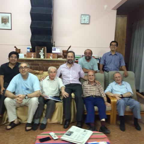 José Carlos Bermejo, Vicario Provincial, visita la Delegación de Argentina