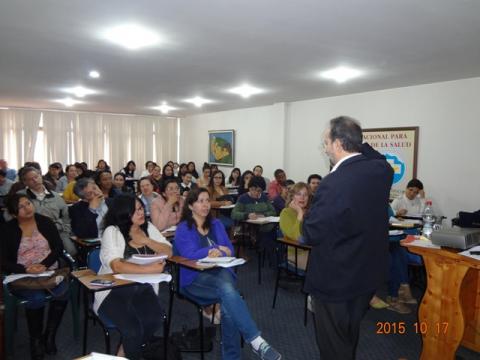 Trabajadores y voluntarios FECUPAL con José Carlos Bermejo