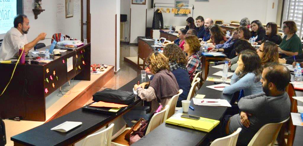 Coordinadores de equipos de Cáritas con José Carlos Bermejo