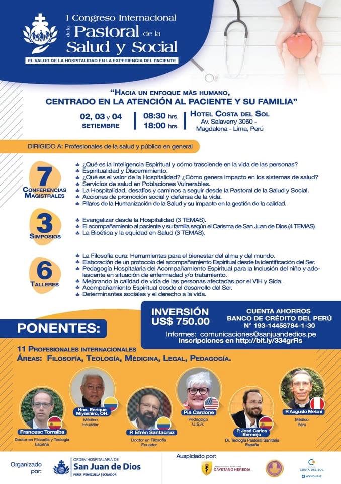 Bermejo en el Congreso Internacional de Pastoral de la Salud