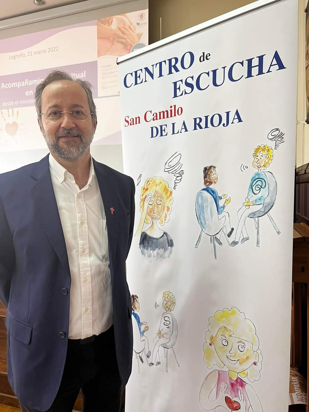 Bermejo con el centro de Escucha de la Rioja