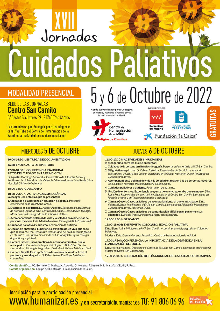 Próximas Jornadas Paliativos