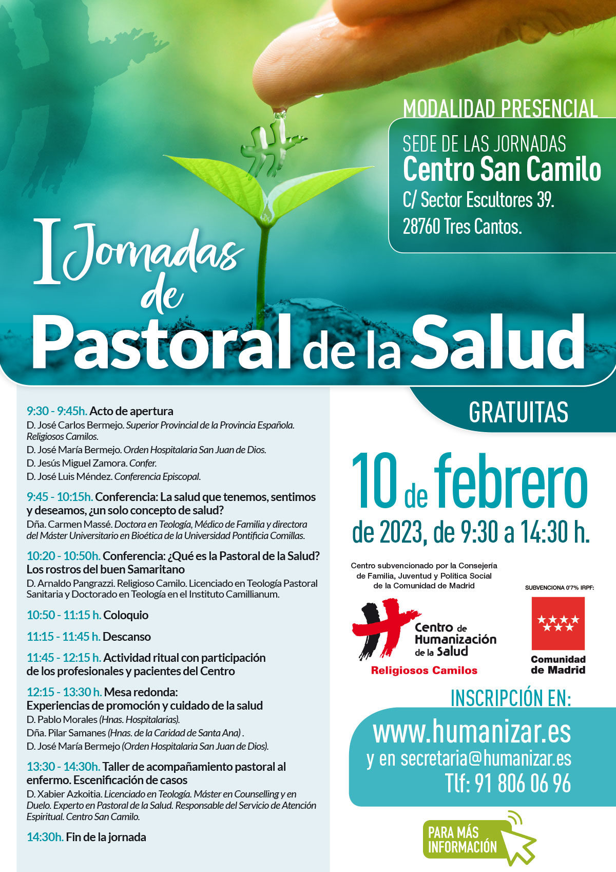 Pastoral de la salud en San Camilo