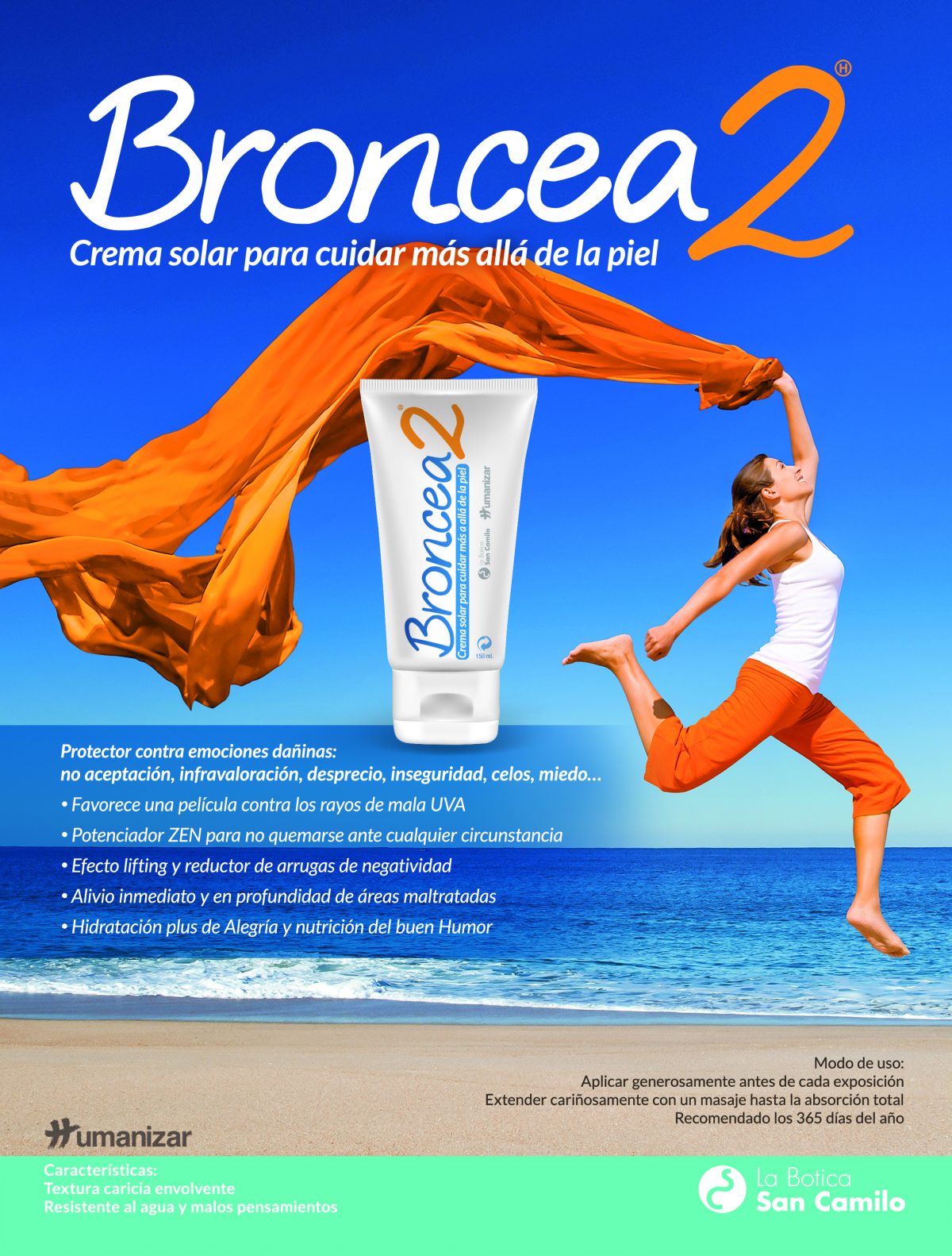 «Broncea2» Crema para cuidar más allá de la piel