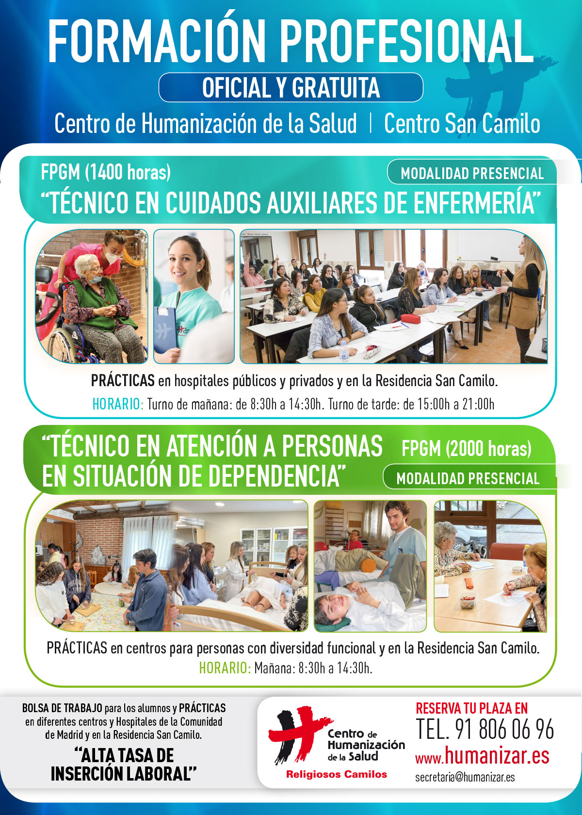 Cuidar con profesionalidad y humanidad