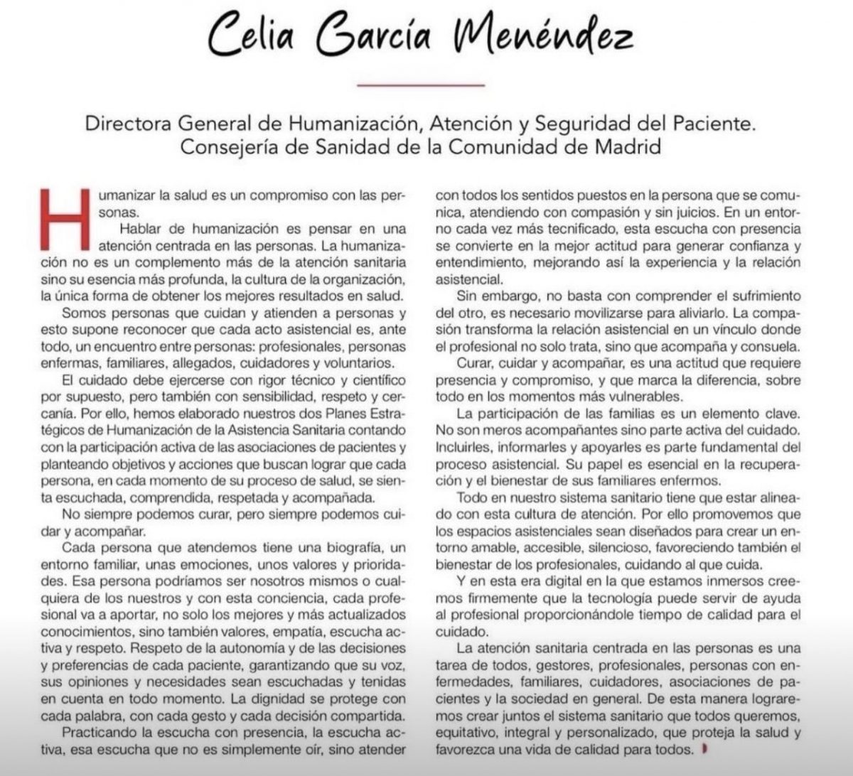 Humanizar: la esencia