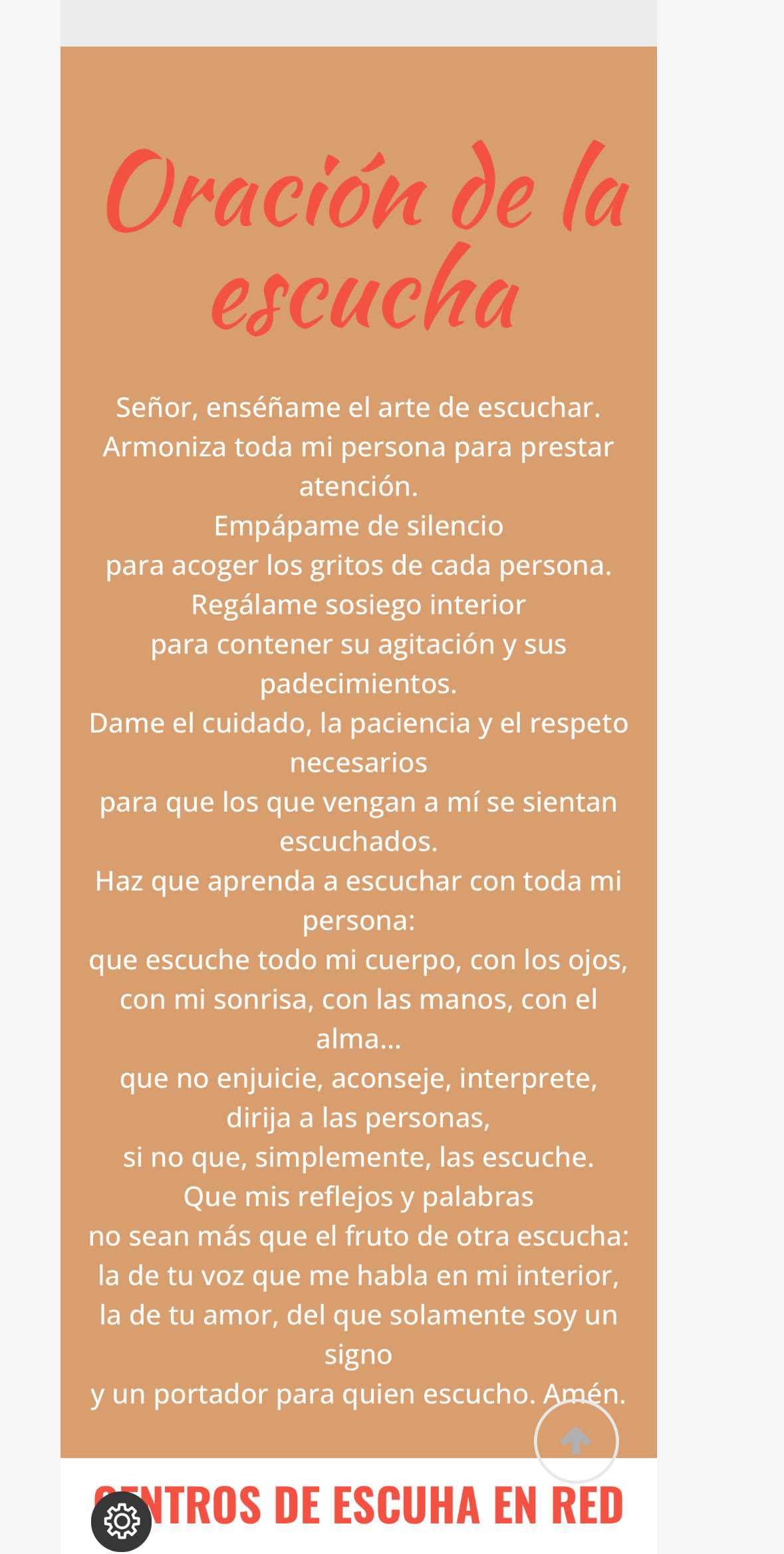 La belleza de la escucha