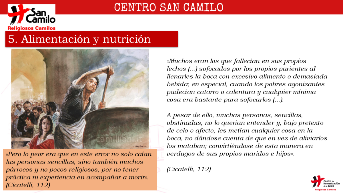 Alimentación y nutrición al final de la vida